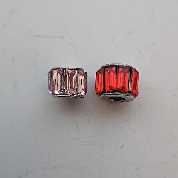Chamilia Authentic Glass Charm Red & Pink - Picture 3 of 16